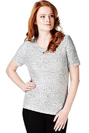 Plus Sequin Embellished Chunky Knit Jumper