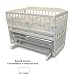GLIDING CRADLE - WHITE, SPINDLE VERSION