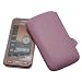 Suncase Ledertasche (Lasche mit R�ckzugfunktion) f�r Samsung GT S5230 Star / S-5230 rosa