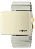 EOS New York Men’s LEDW Mirror Display Digital Gold Watch