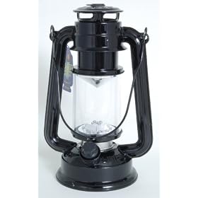 SE 15 LED Black Hurricane Lantern by SE