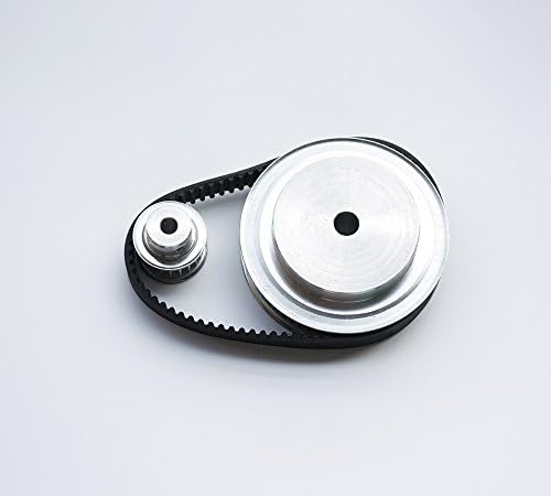 Bestdotek CNC Engraving Machine Accessory 5m Timing Pulley Belt Set Kit Reducer Ratio (3:1)