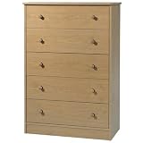 5-Drawer Chest- Honey Oak