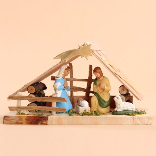 Small Wooden Creche