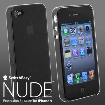 NUDE for iPhone4 Ultra Black SW-NUI4-UB