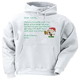 Dear Santa Letter Spoil Jesus Rotten Youth Hooded Sweatshirt (for Kids) Various Colors Available
