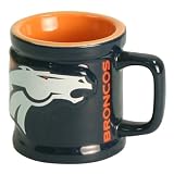 Denver Broncos Ceramic Shot Glass with Handle