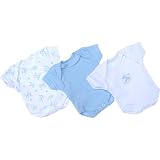from Niccolas B Premature Early Baby Clothes Pack of 3 Bodysuits / Vests 0-1.5lb,3.5lb,5.5lb,7.5lb Blue