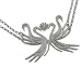The Lord of the Rings 925 silver Elvish Necklace Swan