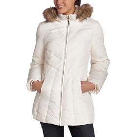 Buy AK Anne Klein Ladies Chevron Quilted Bodice Jacket by AK Anne Klein