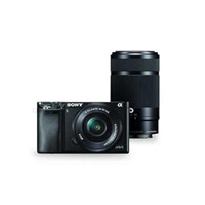 Sony Alpha a6000 Interchangeable Lens Camera with 55-210mm and 16-50mm Power Zoom Lenses