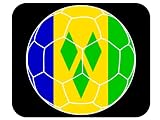 Soccer Mouse Pad  Saint Vincent And The Grenadines