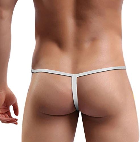 Sanheshun2014 Men's Sexy Open Croth G-string T-back Pouch Thong Underwear Brief