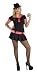 Rubie's Co Secret Wishes Plus Size Gangsta Girl Costume, Black, Plus