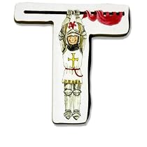 Knights & Dragons Wooden Letter - T