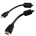 GTMax 10 feet High Speed Gold-Plated Mini HDMI to HDMI Cable Version 1.4 with Ferrite Cores for Canon EOS 6D, PowerShot S110, SX50 HS, G15, SX50 HS, S110 ; Casio Exilim EX-ZR1000 /EX-ZR200 ; Nikon 1 J2, D600 ; Panasonic Lumix DMC-GH3 ;Sony Alpha NEX-5R, Alpha NEX-6, SLT-A99 ; FUJIFILM X-E1, XF1 and More