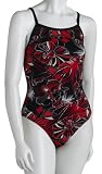Speedo Women's Race Endurance+ Polyester Floral Explosion Overall Print Flyback One Piece Swimsuit