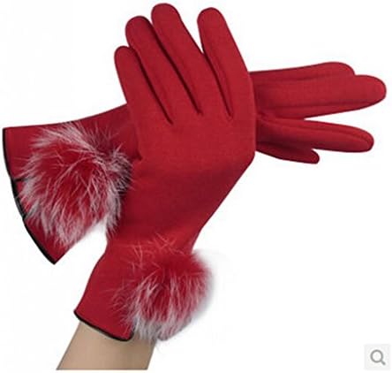 Woman Winter Warmer Full Finger Flannel Warm Gloves