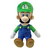 Sanei Officially Licensed Super Mario Plush 15 Large Luigi Japanese Import