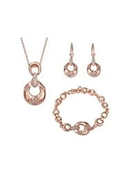 XiangGang ShaoGi 18k White Gold, Round Diamond Ball Fashion Sets, White And Black - 18 inch