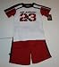 Nike Air Jordan Jumpman23 Shirt/Shorts Set Size: 4 White/Red/Black