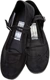 Black Floral Mesh Mary Jane Chinese Shoes