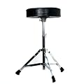 Technote Drum Stool with Padded Seat - Chrome