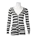 Lucy Love Stripe Keri Girls Cardigan Black S
