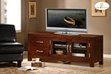 IMAGE OF Perth TV Stand in Brown Cherry Finish