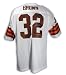 Autographed Jim Brown Cleveland Browns Throwback White Jersey With Hof 71 Inscription