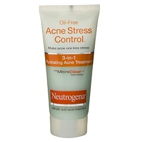 Neutrogena Oil Free Acne Stress Control 3-in-1 Hydrating Acne Treatment 1.4oz