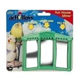 JW Pet Company Activitoy Fun House Mirror Bird Toy for Keets and Tiels