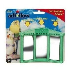 JW Pet Company Activitoy Fun House Mirror Bird Toy for Keets and Tiels by JW Pet Company