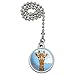 Cute Giraffe and Sky Zoo Animal Safari Ceiling Fan and Light Pull Chain