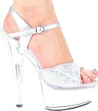 Black Open-Toe Platform Shoes