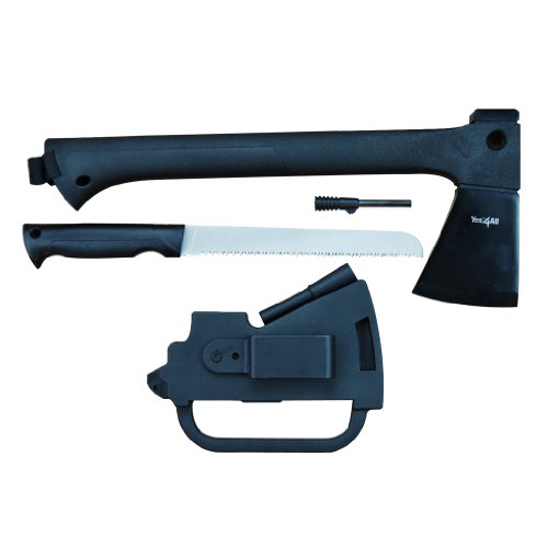 Yes4All Multi Functional Camping Axe H307 with Saw Fire Starter BAAVZ