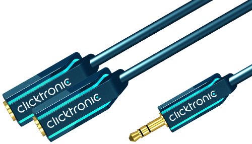 Clicktronic Casual MP3 Duo Sound Adapter (3,5mm Klinken-Stecker/2x3,5mm Klinken-Kupplung) Preisvergleich