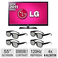 LG Infinia 55LW5600 55-Inch Cinema 3D 1080p 120 Hz LED-LCD HDTV with Smart picture