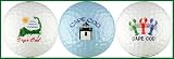 Cape Cod Golf Balls w/ Map, Lighthouse & Lobsters