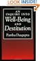 An Inquiry into Well-Being and Destitution