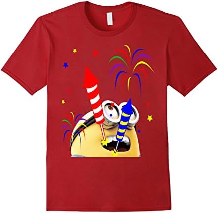 Men's Happy Diwali Rockets In The Sky Colorful TShirt. 3XL Cranberry