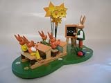Idena 736360 - Hasenschule aus Holz circa 27 x 14 cm