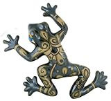Medium Traditional Green Mexican Talavera Frog