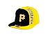 MLB Men's Pittsburgh Pirates Sidewinder Snapback Cap (Black/Gold, Adjustable)
