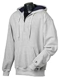 Champion 9.7 oz , 90/10 Cotton Max Quarter-Zip Hood. S185