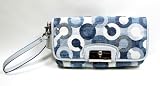 Coach Kristin Op Art Sequin Graphic Capacity Wristlet Clutch Bag Purse 43724 Blue Multi Reviewed