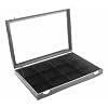 Schmucklade Schmuckkasten Schaukasten Schmuckdisplay mit 12 F�chern