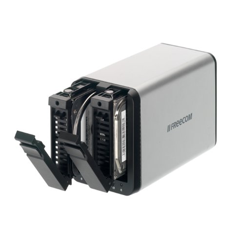 Verbatim Freecom SilverStore 2-Drive NAS Drive-In Kit externe Festplatte (8,9 cm (3,5 Zoll Preisvergleich