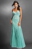 Embellished Turquoise Gowns by Jovani
