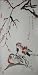 Original Chinese Brush Painting Scroll - Mandarin Duck ,hand painted watercolor on paper